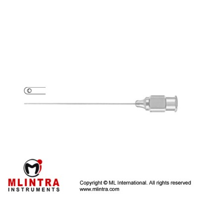 Mclntyre Lacrimal Cannula Straight Stainless Steel, Gauge 23